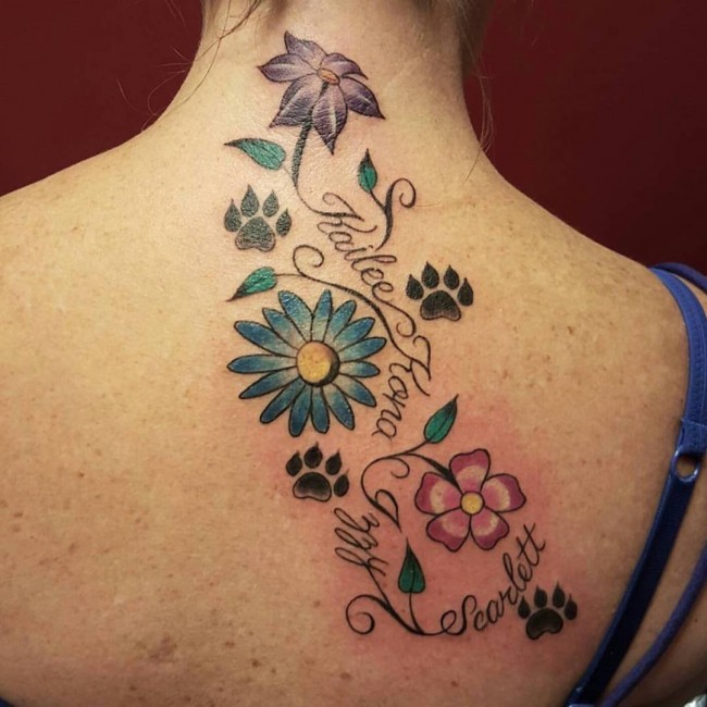 20 Coolest Paw Print Tattoos Wolfcry